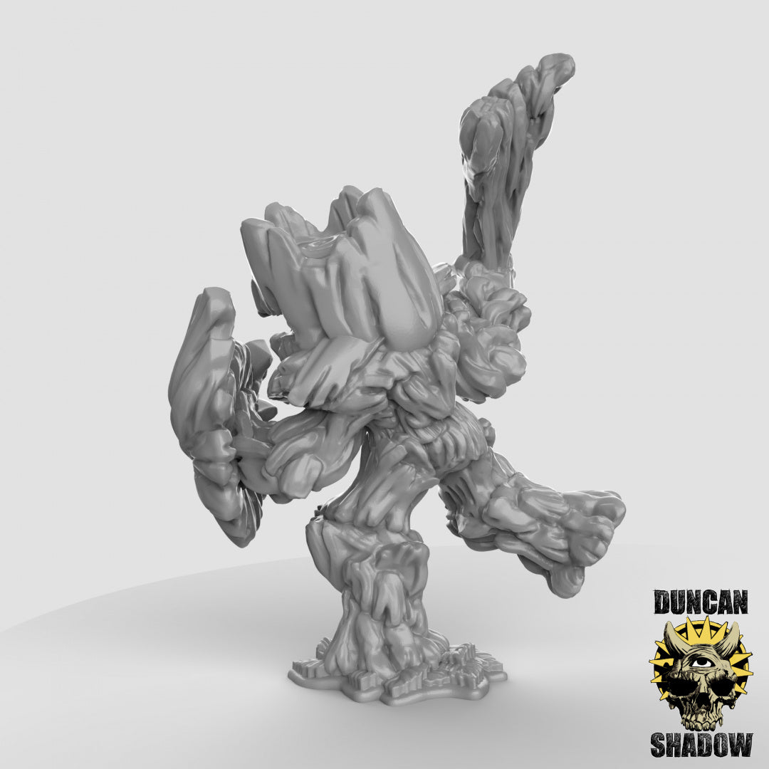 Wood Woad Golem Knights | Duncan Shadow | Compatible with Dungeons & Dragons and Pathfinder