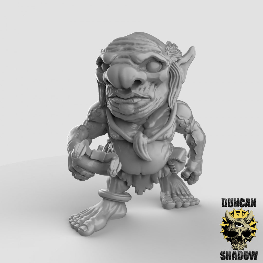 Xvart-Gnome mit Schleudern | Duncan Shadow | Kompatibel mit Dungeons & Dragons und Pathfinder