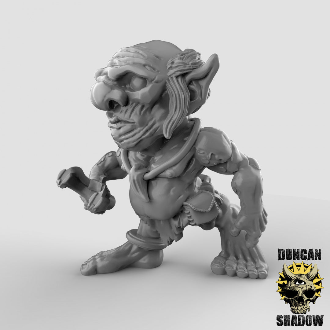 Xvart-Gnome mit Schleudern | Duncan Shadow | Kompatibel mit Dungeons & Dragons und Pathfinder