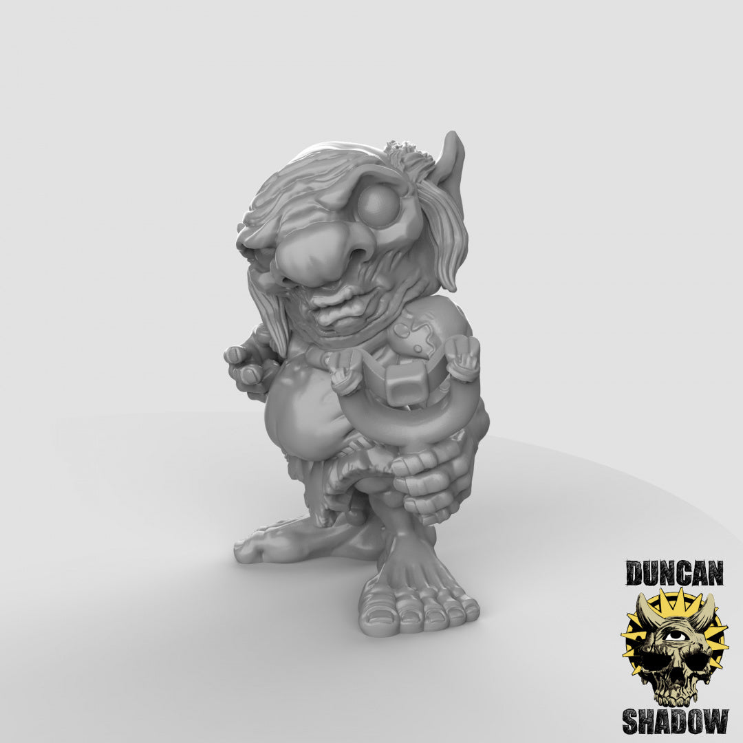 Xvart-Gnome mit Schleudern | Duncan Shadow | Kompatibel mit Dungeons & Dragons und Pathfinder