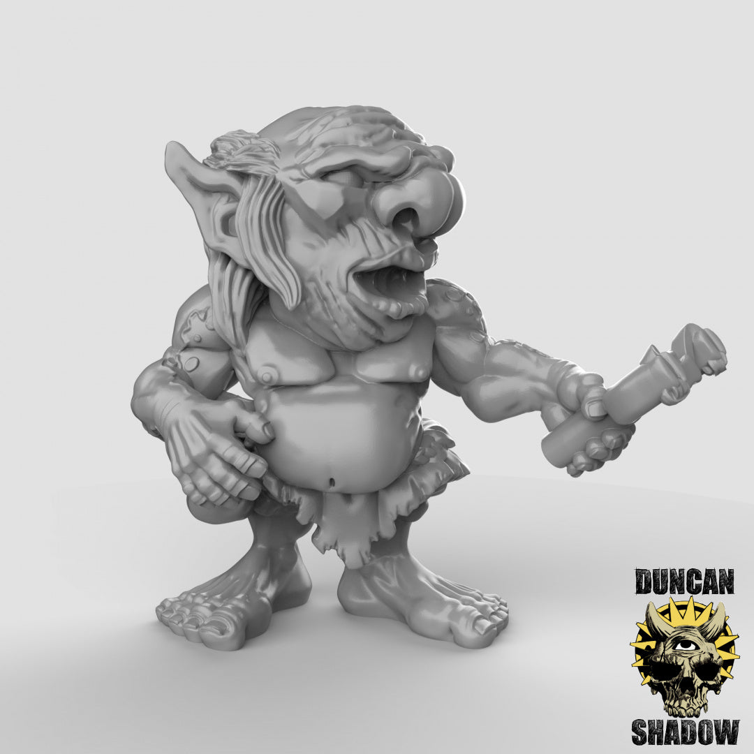 Xvart-Gnome mit Schleudern | Duncan Shadow | Kompatibel mit Dungeons & Dragons und Pathfinder