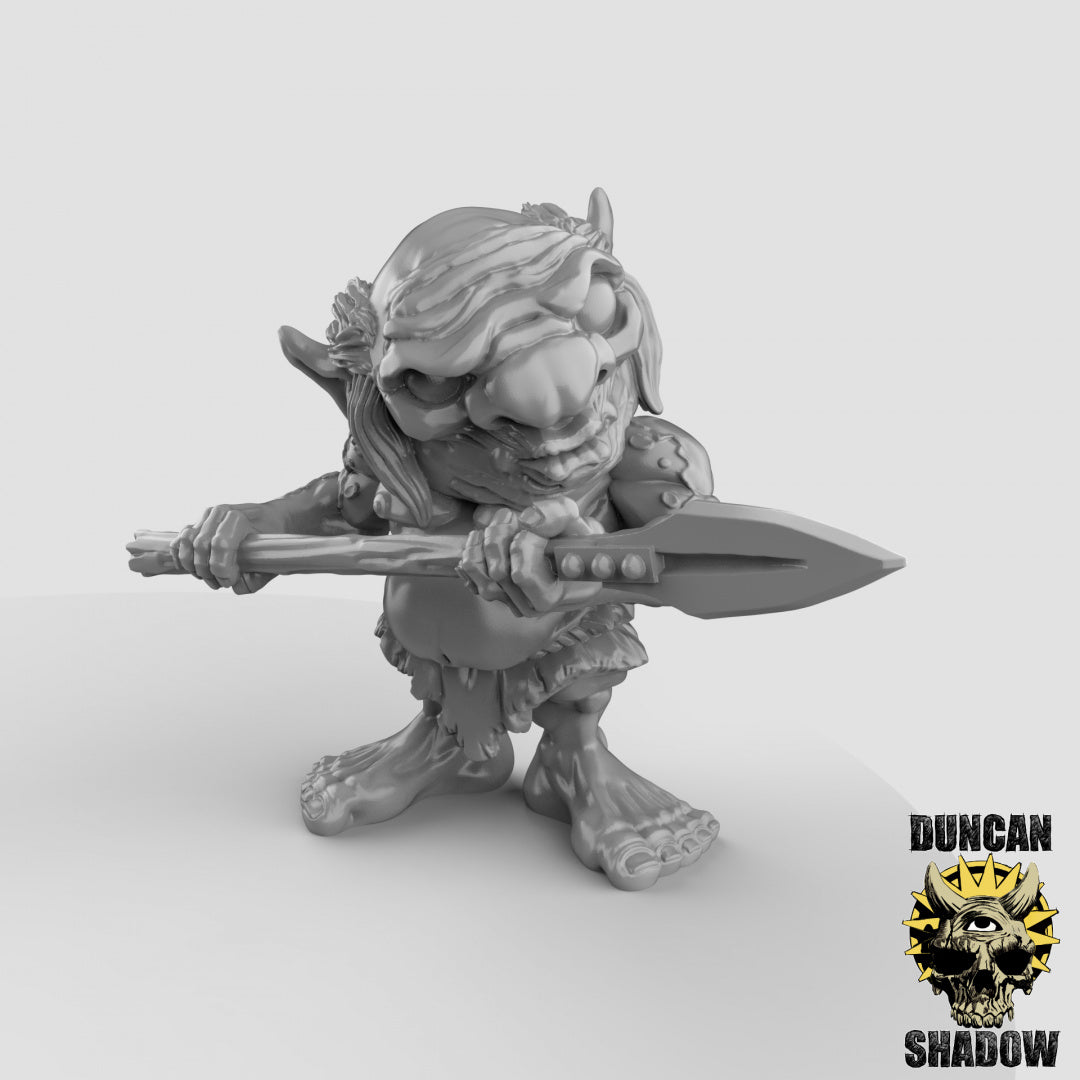 Xvart-Gnome mit Speeren | Duncan Shadow | Kompatibel mit Dungeons & Dragons und Pathfinder