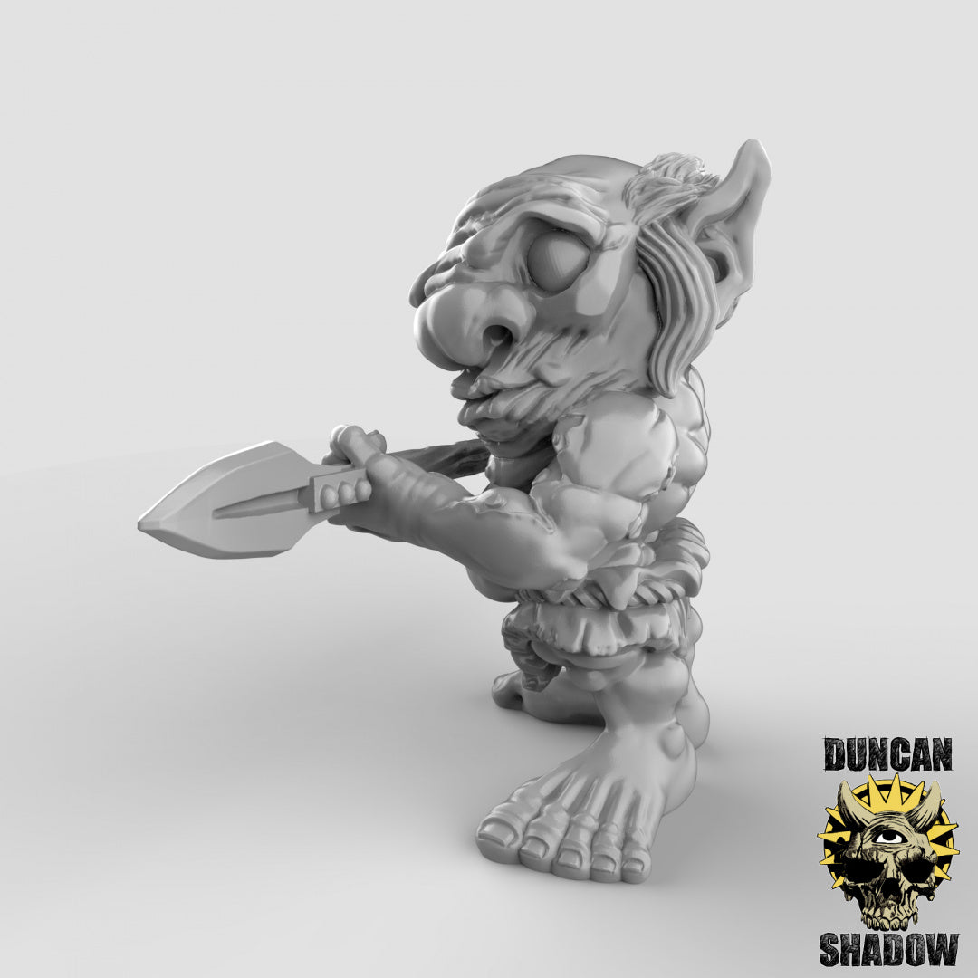 Xvart-Gnome mit Speeren | Duncan Shadow | Kompatibel mit Dungeons & Dragons und Pathfinder