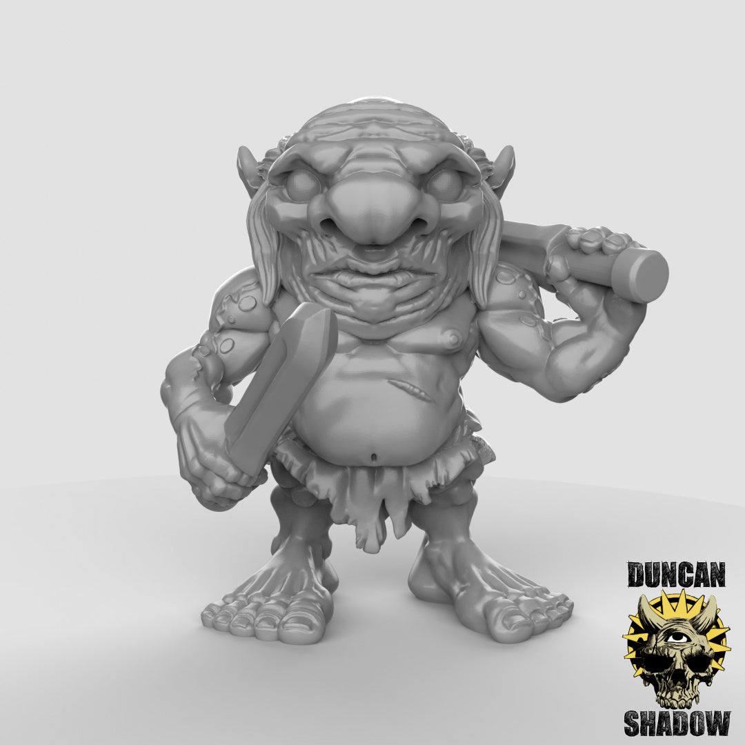 Xvart-Gnome mit Kurzschwertern | Duncan Shadow | Kompatibel mit Dungeons & Dragons und Pathfinder