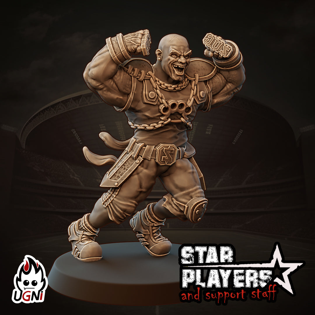 Zog – Menschlicher Starspieler – Fantasy Football – Ugni Miniatures