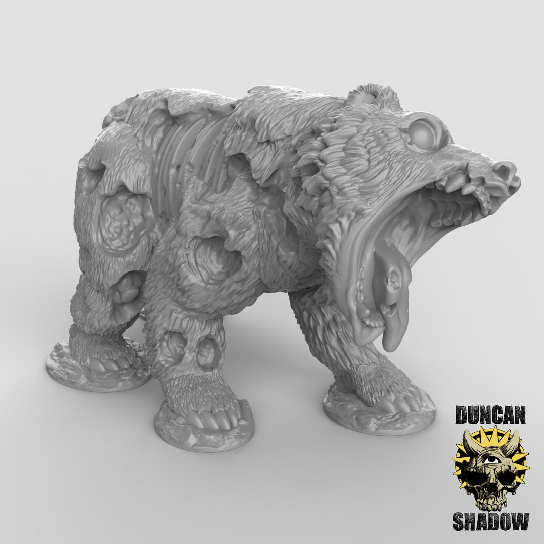 Oso terrible zombi | Sombra de Duncan | Compatible con Dragones y Mazmorras y Pathfinder