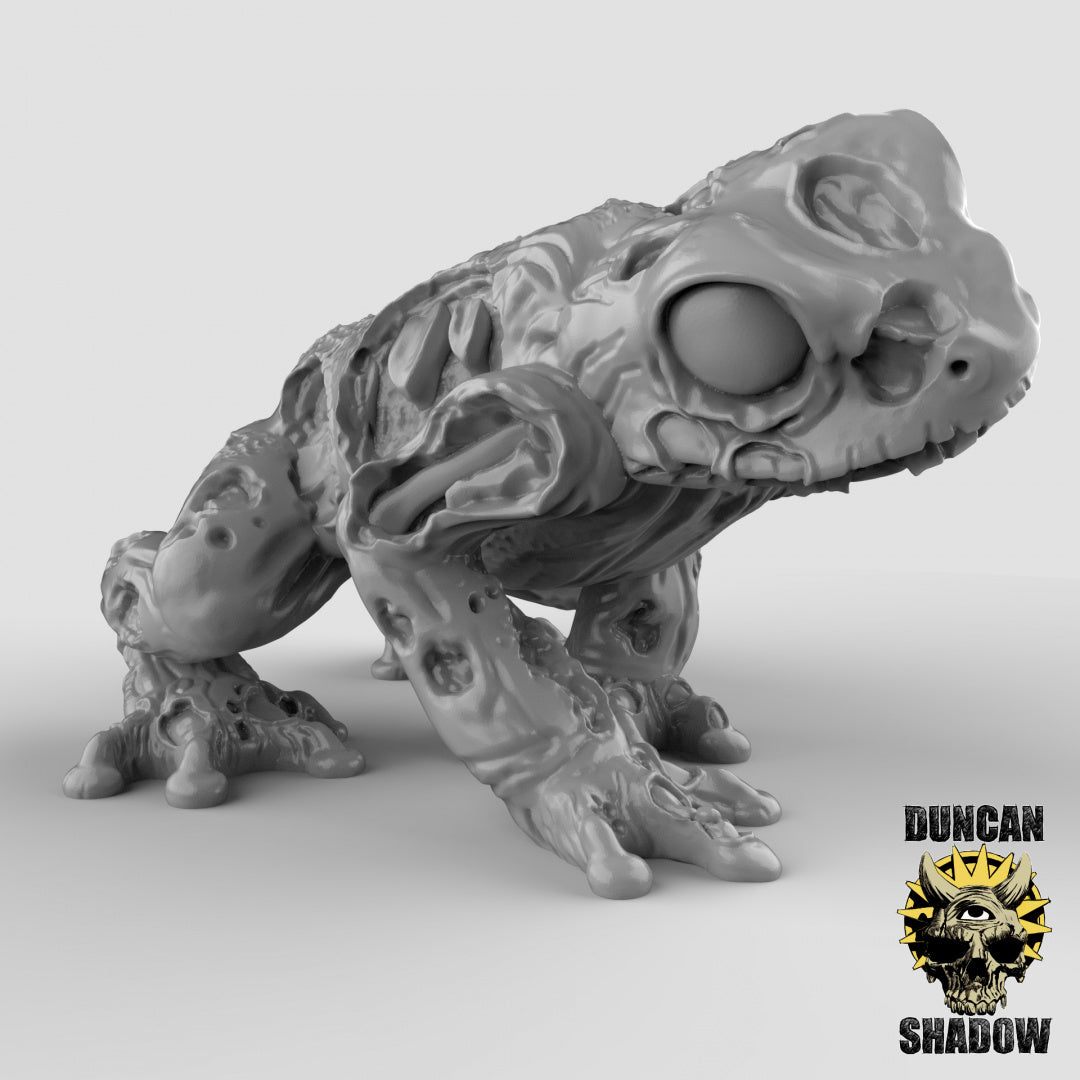 Zombie Dire Frog | Duncan Shadow | Compatible with Dungeons & Dragons and Pathfinder