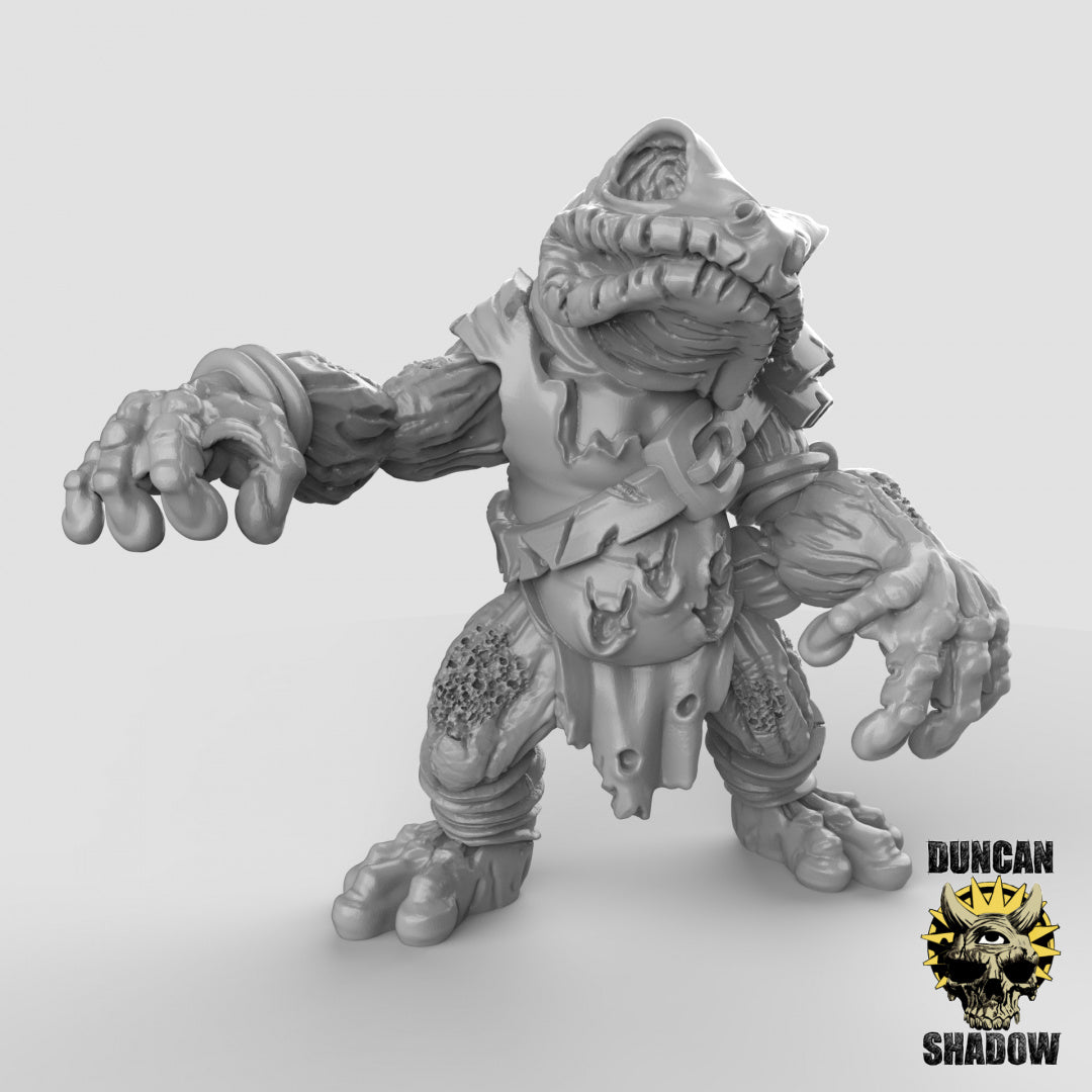 Zombie Frog Folk | Duncan Shadow | Compatible with Dungeons & Dragons and Pathfinder