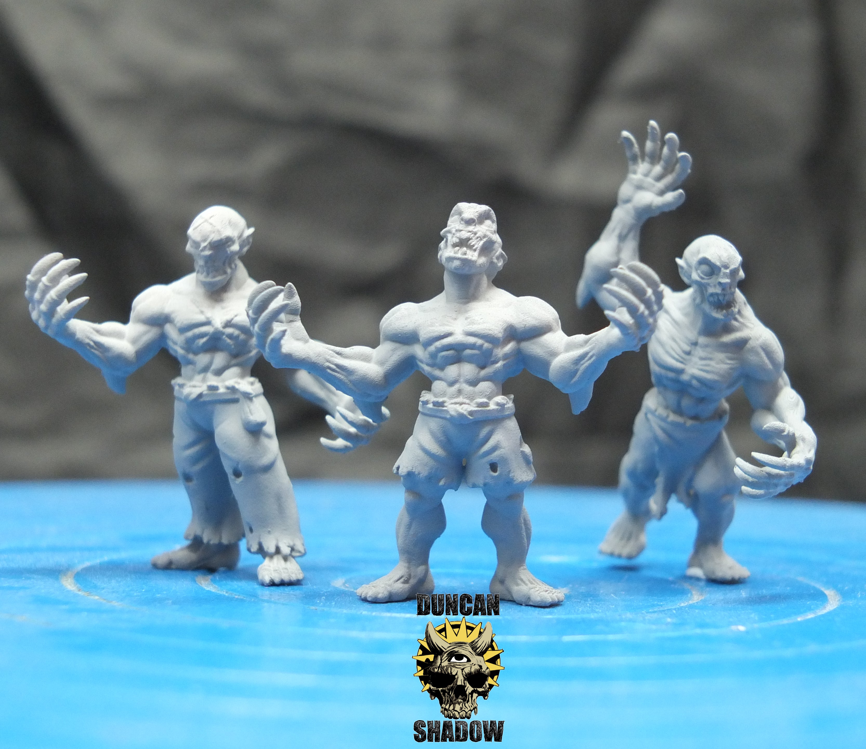 Zombie Ghouls, mehrteiliges Set | Duncan Shadow | Kompatibel mit Dungeons & Dragons und Pathfinder