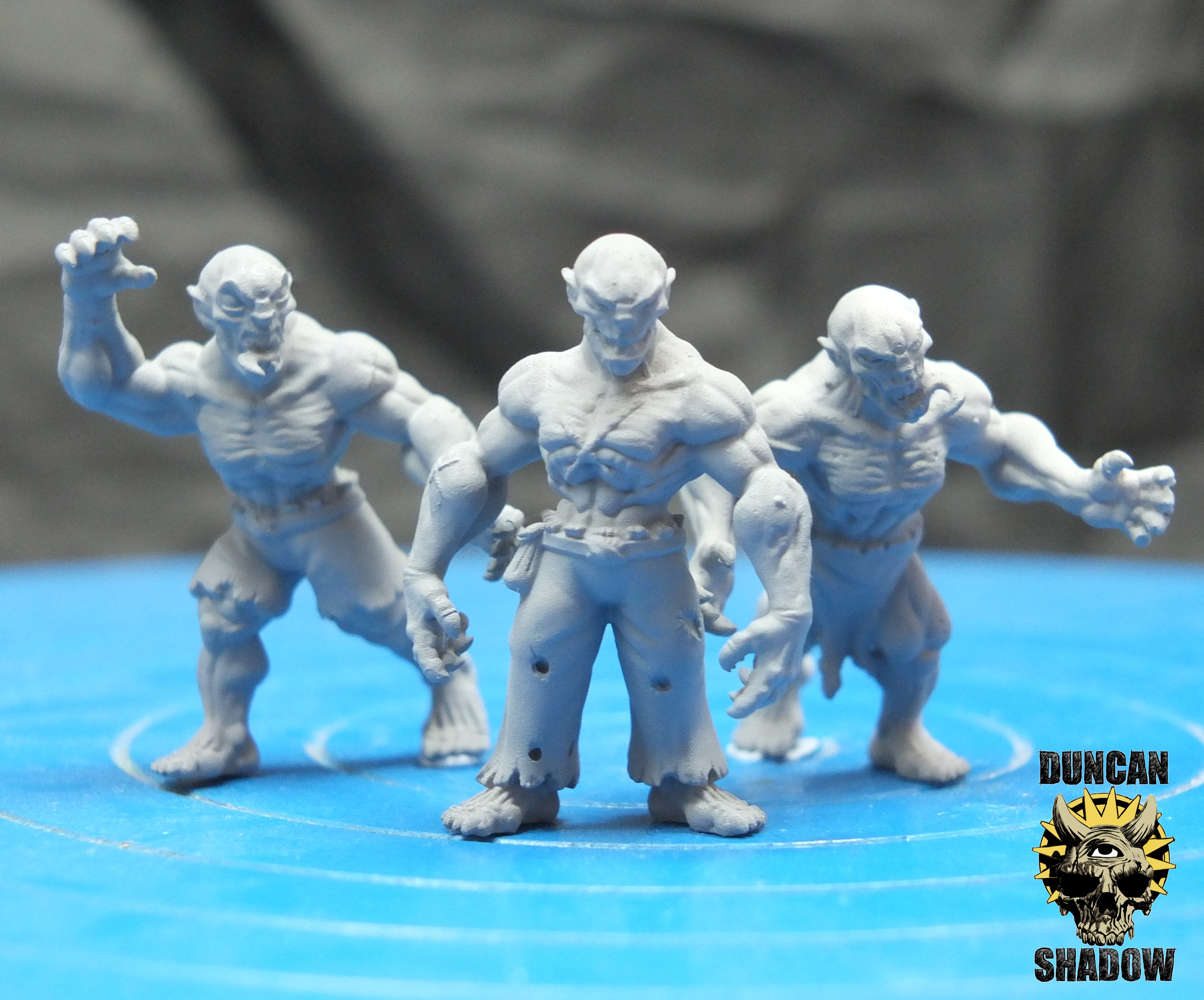 Zombie Ghouls, mehrteiliges Set | Duncan Shadow | Kompatibel mit Dungeons & Dragons und Pathfinder