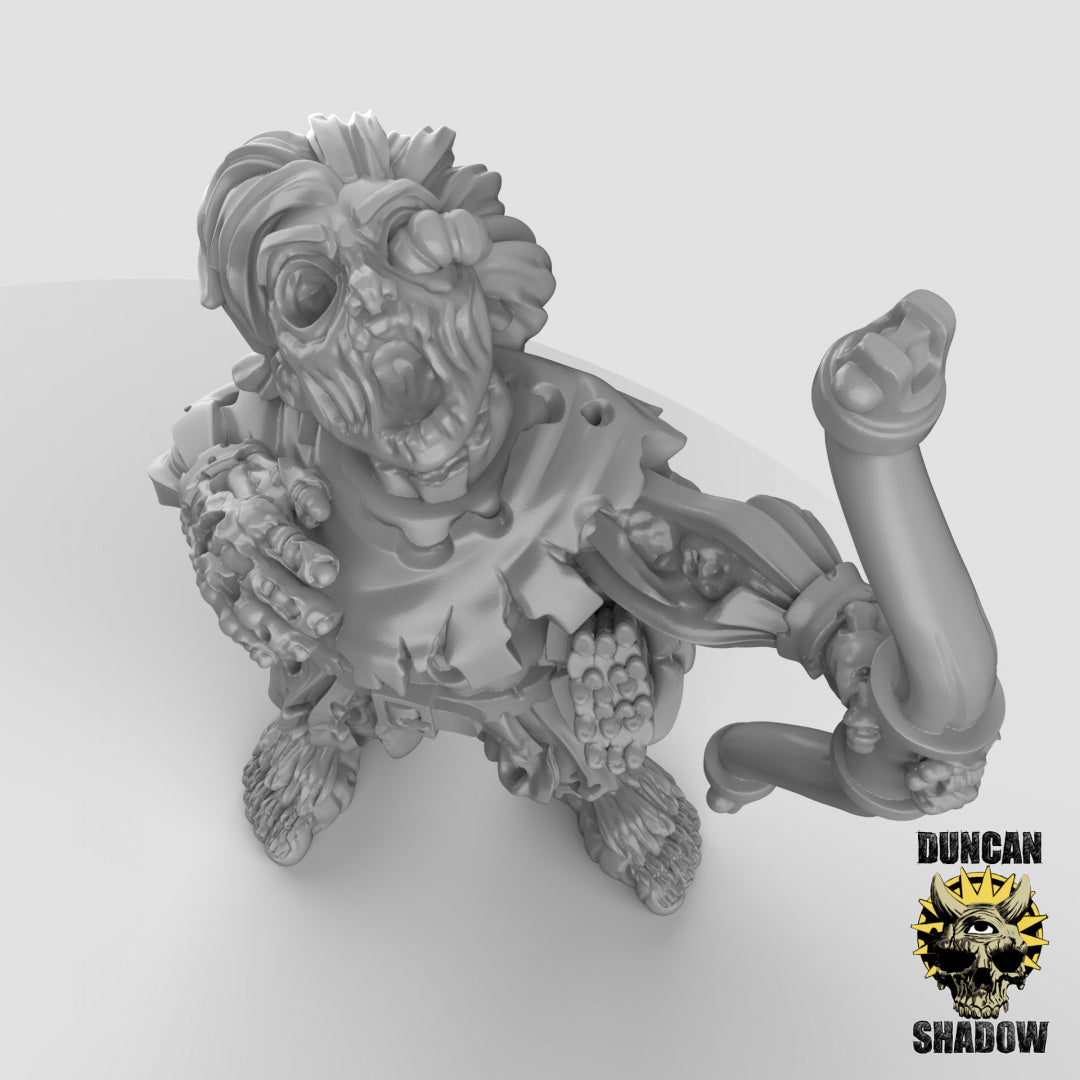 Zombie Halflings With Bows | Duncan Shadow | Compatible with Dungeons & Dragons and Pathfinder