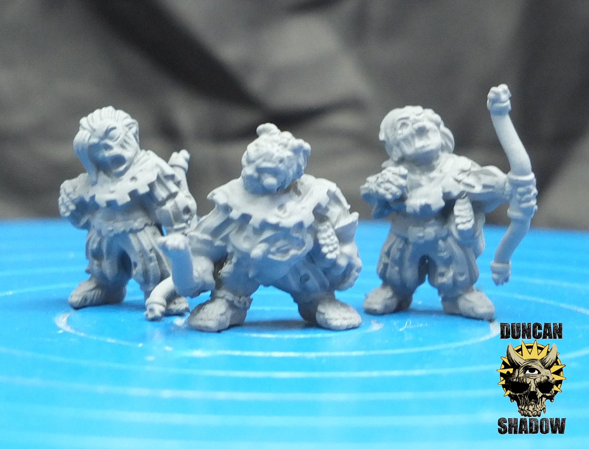 Zombie Halflings With Bows | Duncan Shadow | Compatible with Dungeons & Dragons and Pathfinder