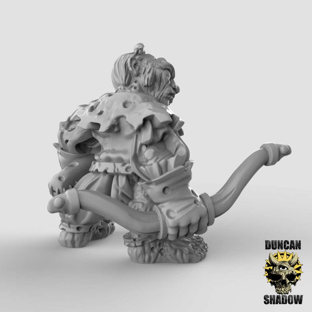 Zombie Halflings With Bows | Duncan Shadow | Compatible with Dungeons & Dragons and Pathfinder
