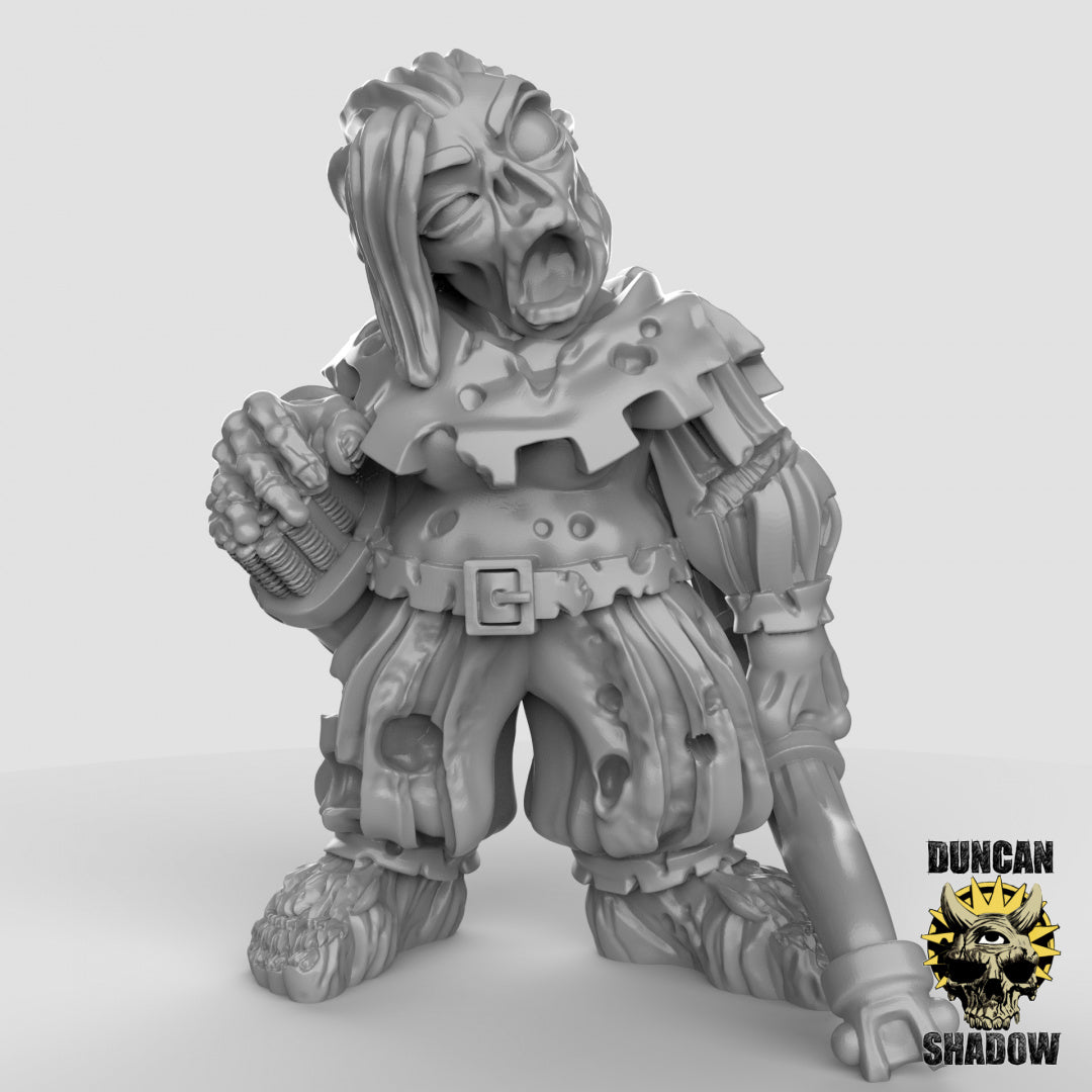 Zombie Halflings With Bows | Duncan Shadow | Compatible with Dungeons & Dragons and Pathfinder
