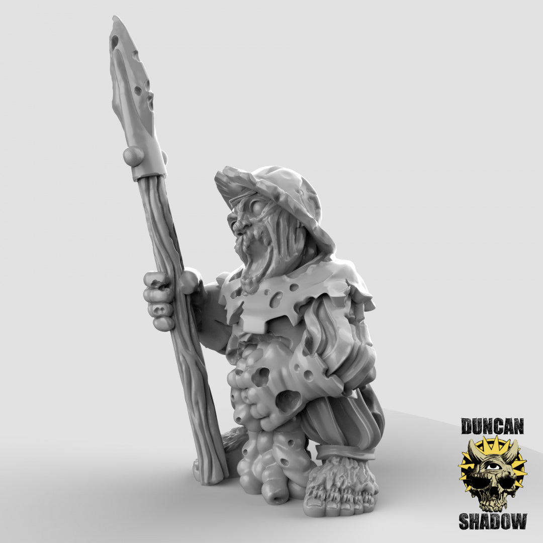 Zombie Halflings With Hand Weapons | Duncan Shadow | Compatible with Dungeons & Dragons and Pathfinder