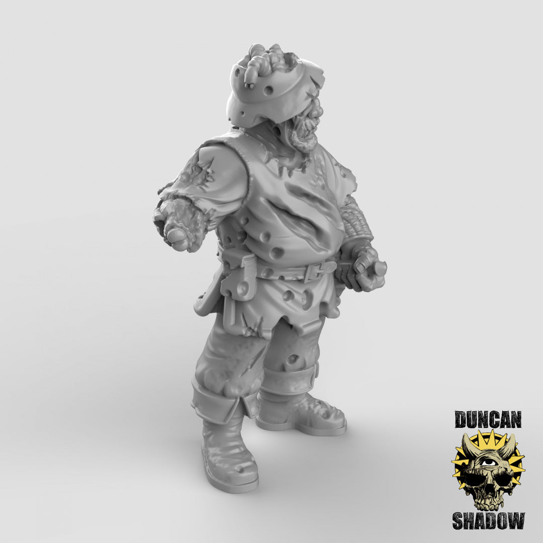 Zombie-Mensch-Stadtwächter mit Dolchen | Duncan Shadow | Kompatibel mit Dungeons & Dragons und Pathfinder