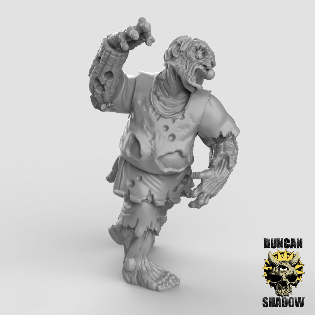 Zombie Human Town Guard, mehrteiliges Set | Duncan Shadow | Kompatibel mit Dungeons & Dragons und Pathfinder