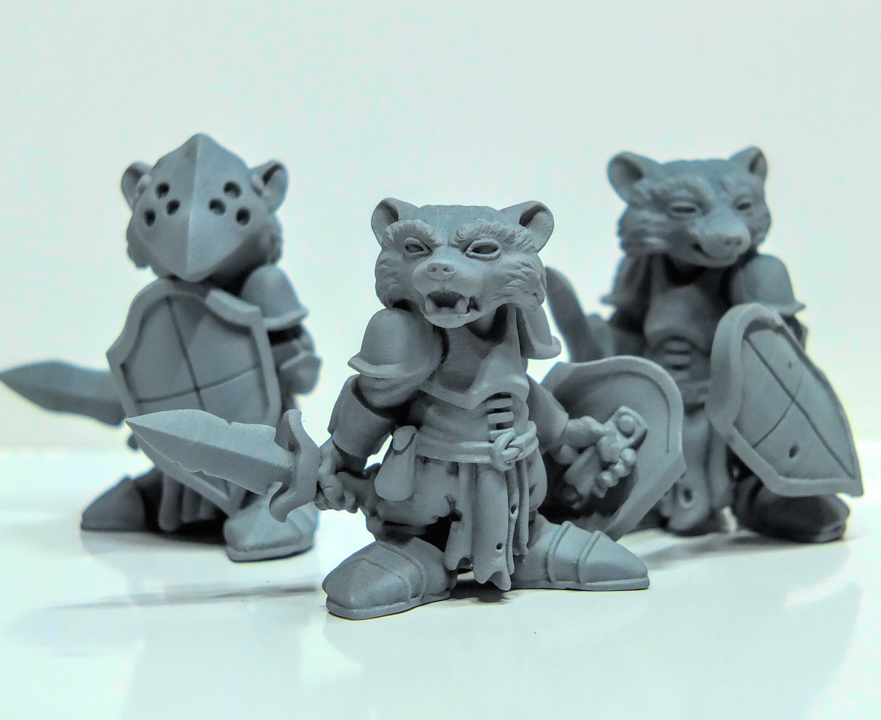 Raccoon Folk Knights | Duncan Shadow | Compatible with Dungeons & Dragons and Pathfinder