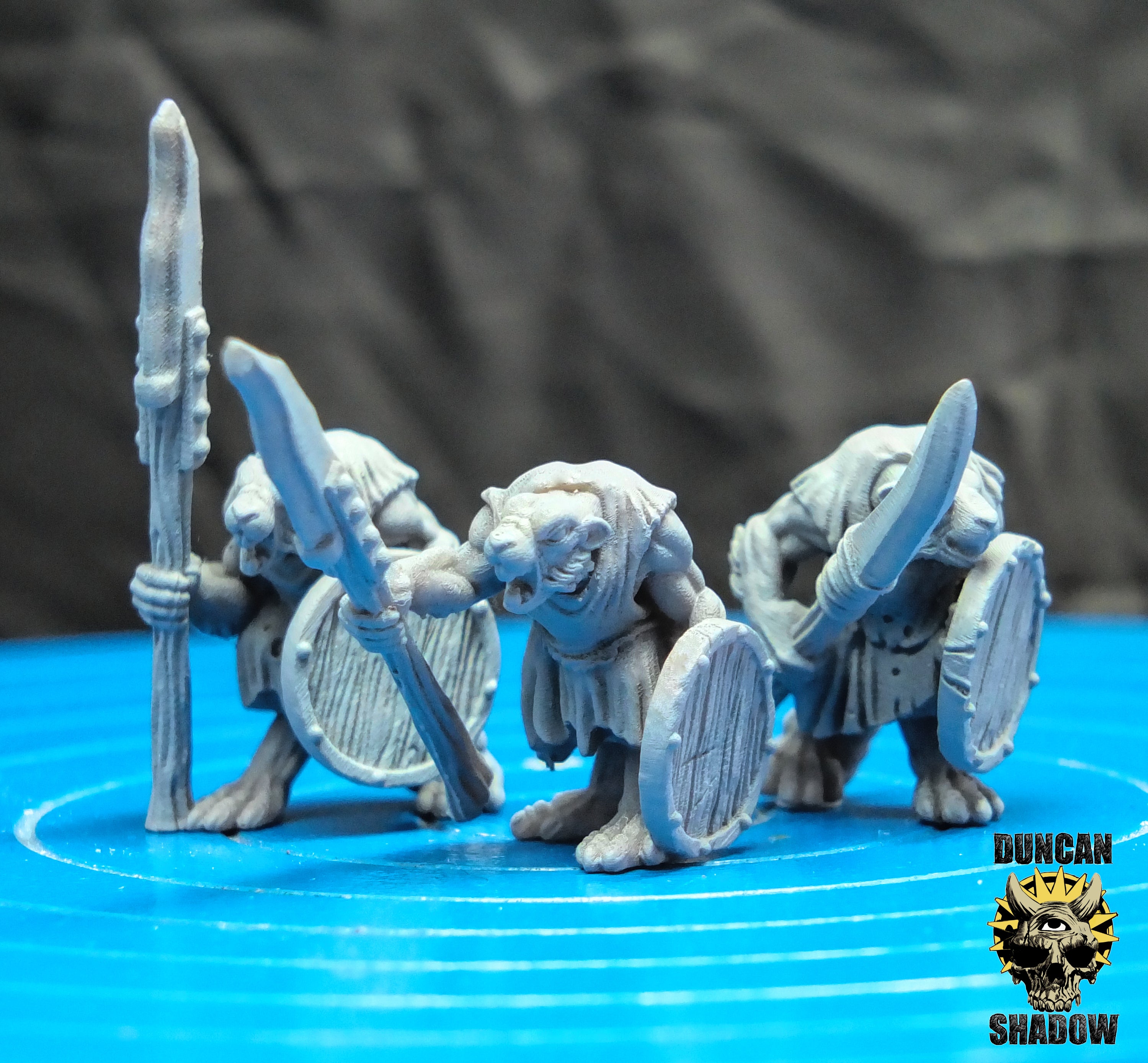 Rattenvolk mit Speeren | Duncan Shadow | Kompatibel mit Dungeons & Dragons und Pathfinder