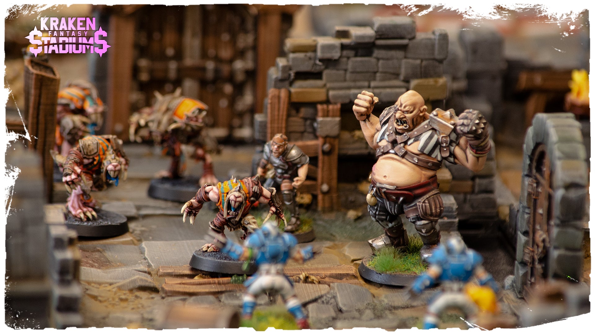 The Molemen – Ratmen Sevens Fantasy Football Team – 8 Spieler – Kraken 3D Studios