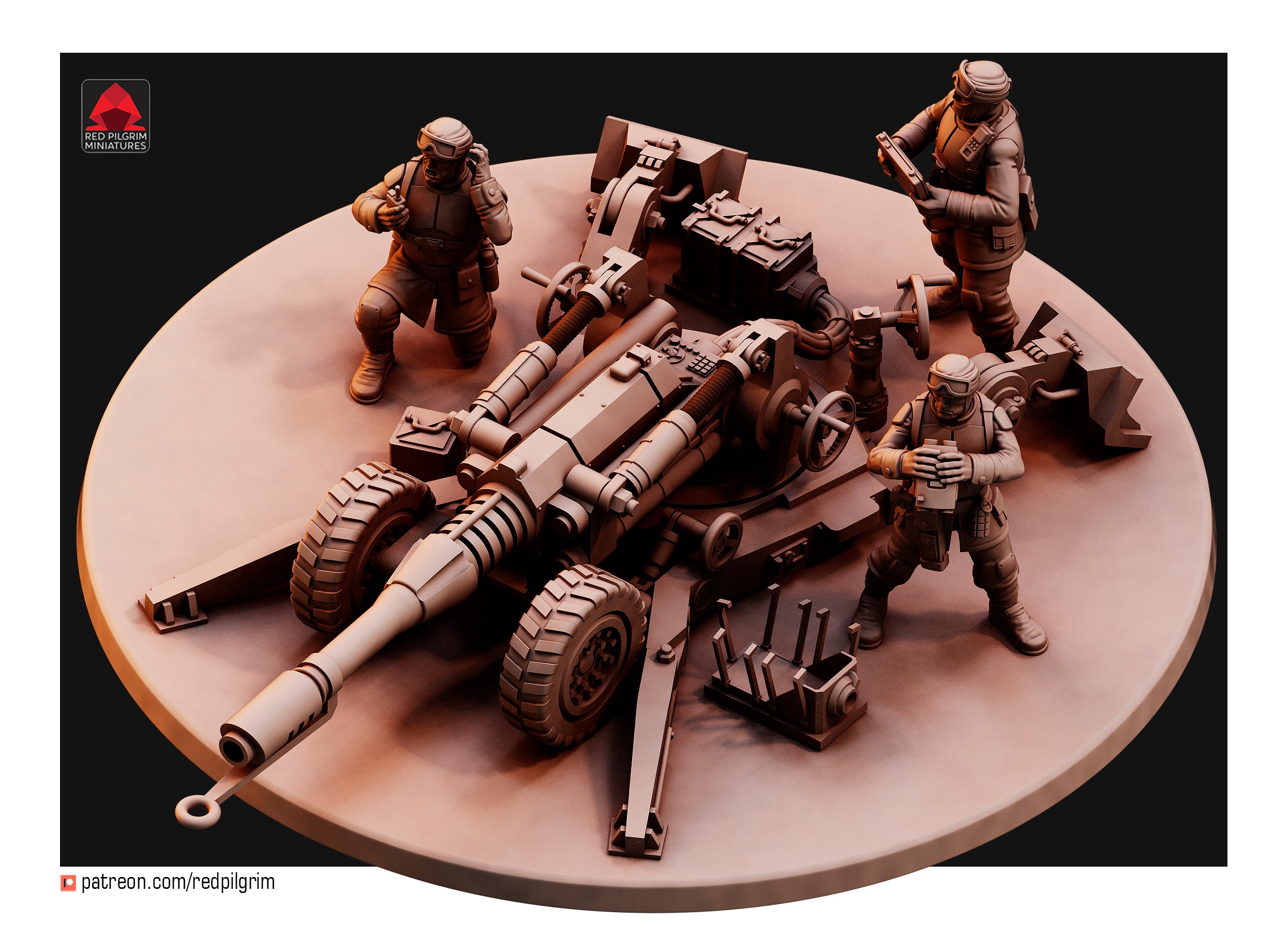 Desert Hawks Artillery Regiment | Red Pilgrim Miniatures