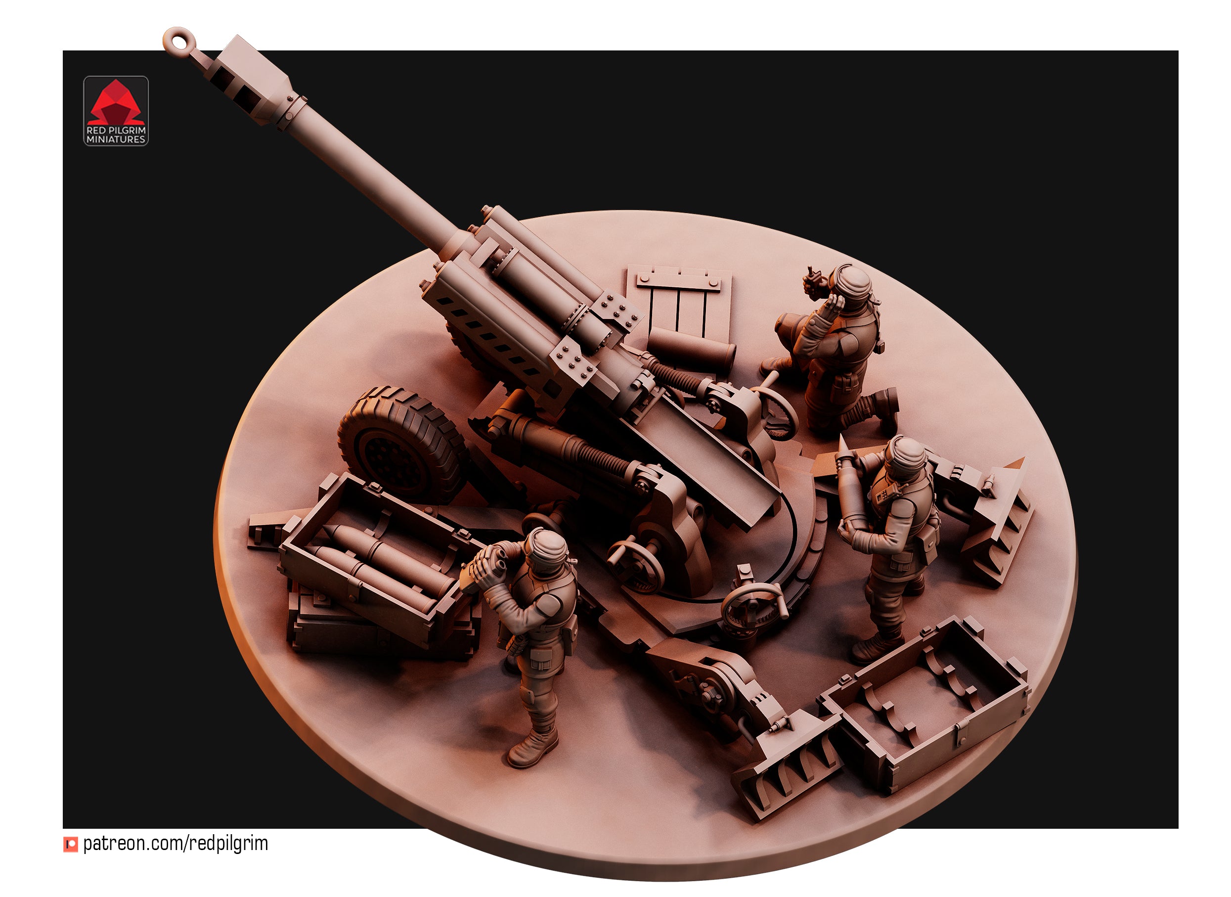 Desert Hawks Artillery Regiment | Red Pilgrim Miniatures