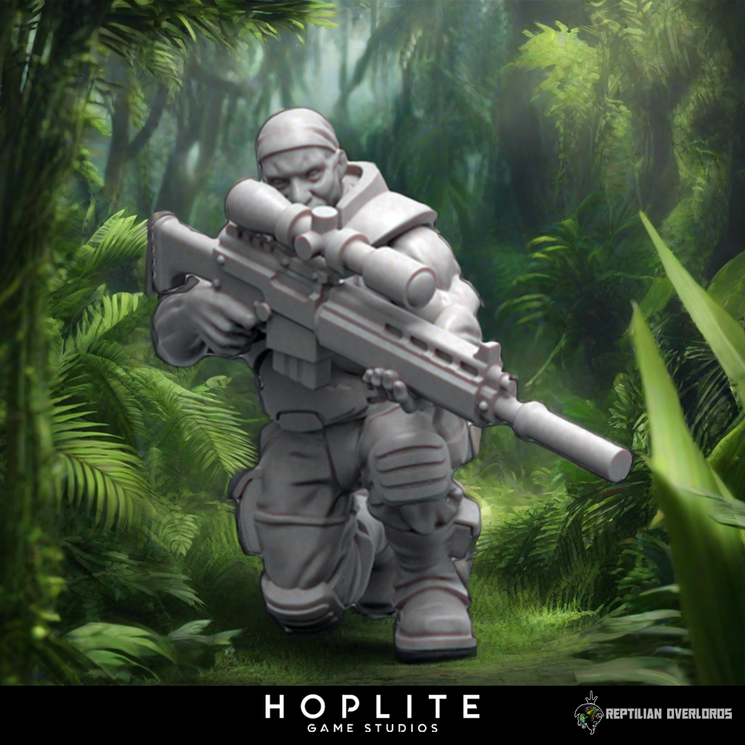Nombre espacial: Francotirador | Señores supremos reptiles | 28 mm