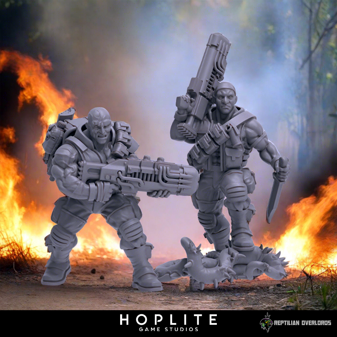 Spacenam: Plasma Gunner | Reptilian Overlords | 28mm