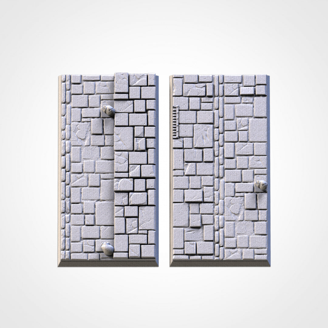 Dungeon Square Bases | 20mm | 25mm | 40mm | Txarli Factory | Magnetizable Scenic Textured Square