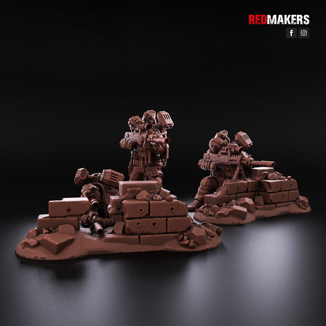Airborne Drop Division - Snipers | Imperial Guard | Redmakers