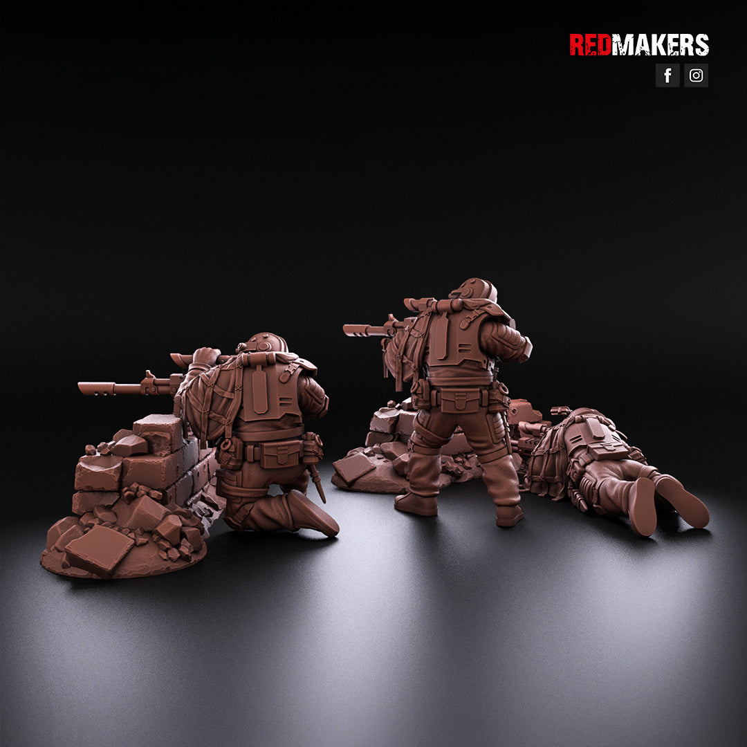 Airborne Drop Division - Snipers | Imperial Guard | Redmakers