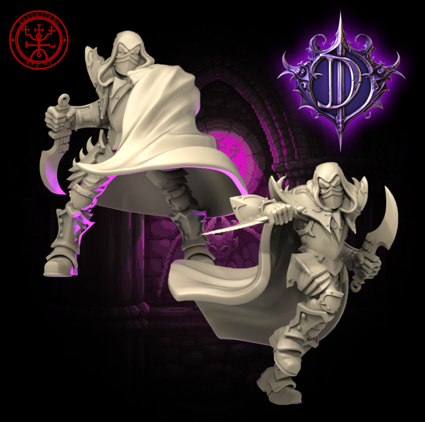 The Dark Daggers - Dark Elf Fantasy Football Team - 15 Players - Torchlight Miniatures