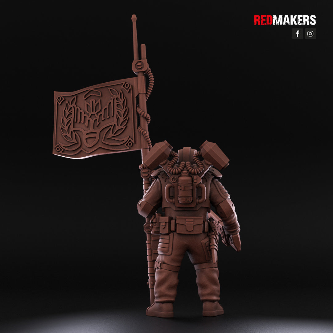 Airborne Drop Division - Command Squad | Imperial Guard | Redmakers