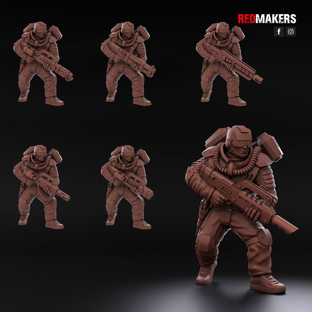 Airborne Drop Division - Infantry Squad | Imperial Guard | Redmakers