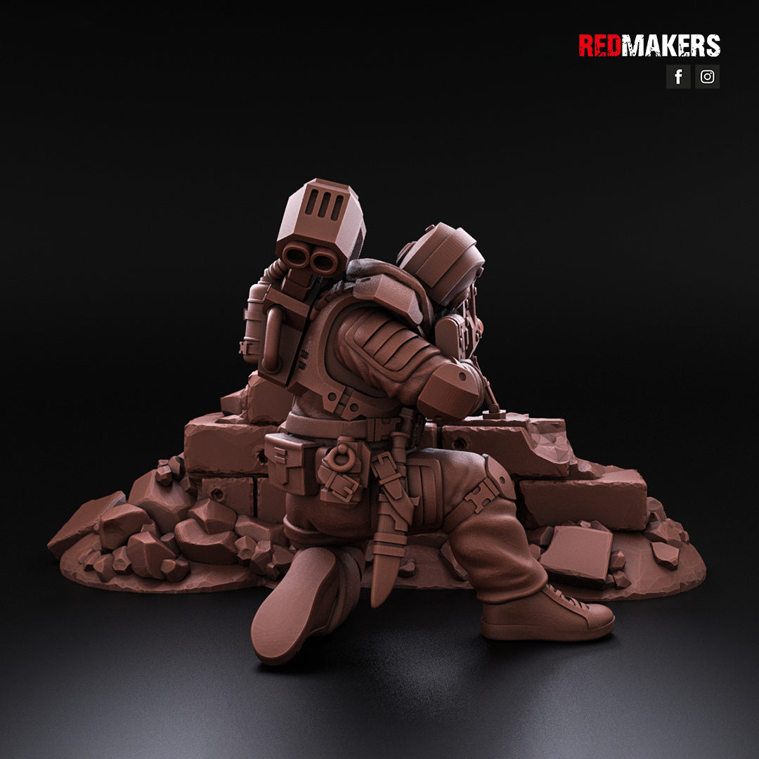 Airborne Drop Division - Snipers | Imperial Guard | Redmakers