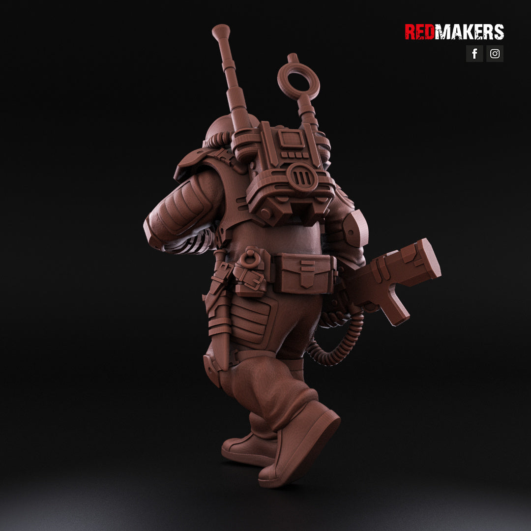 Airborne Drop Division - Command Squad | Imperial Guard | Redmakers