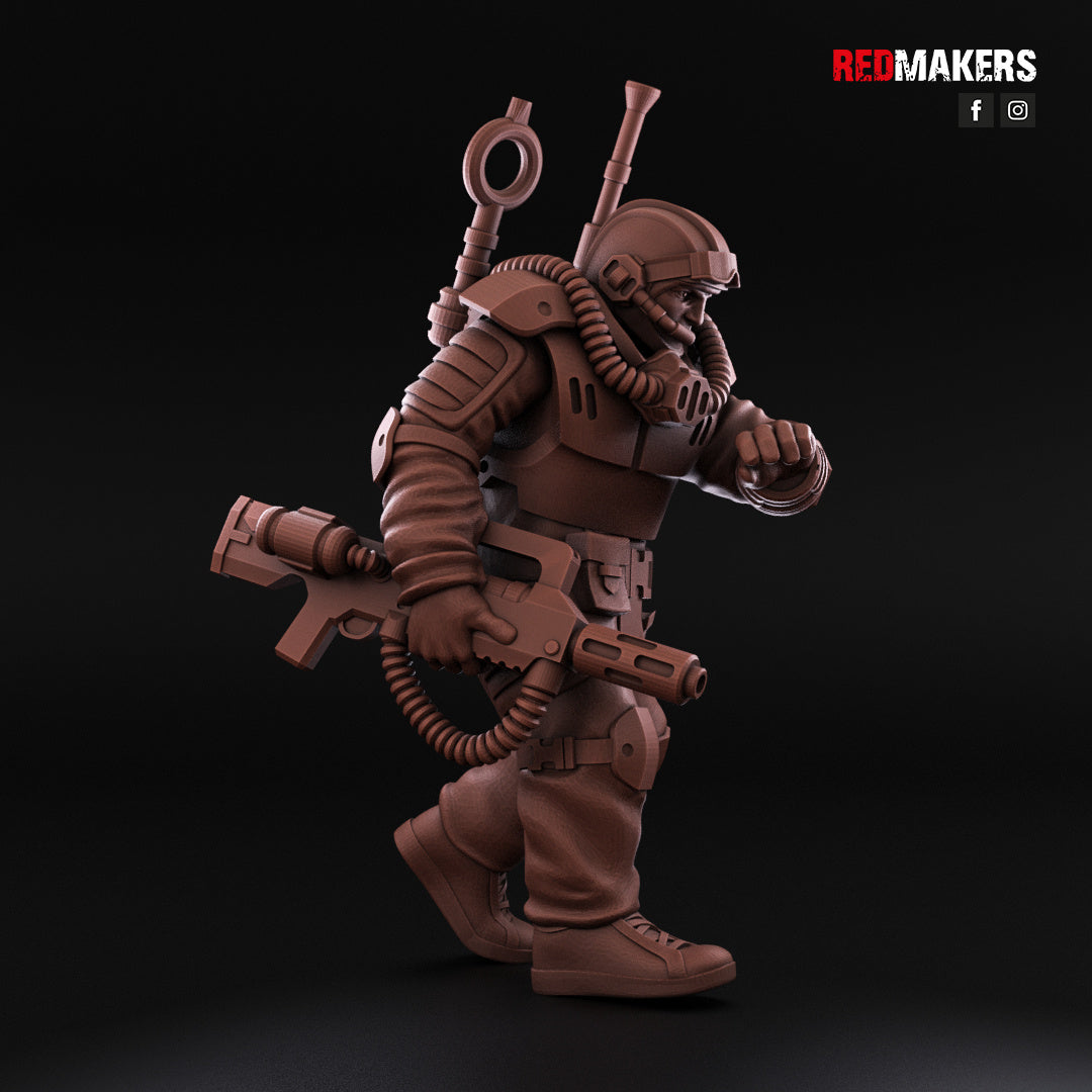 Airborne Drop Division - Command Squad | Imperial Guard | Redmakers