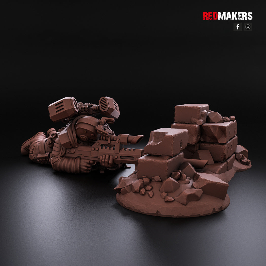 Airborne Drop Division - Snipers | Imperial Guard | Redmakers