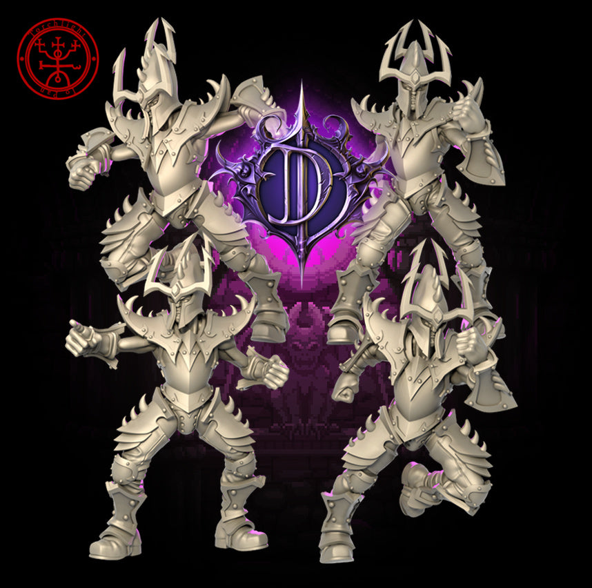 The Dark Daggers - Dark Elf Fantasy Football Team - 15 Players - Torchlight Miniatures