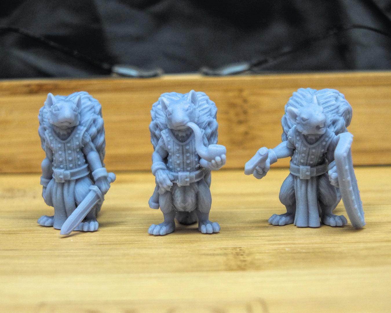 Scurryni Squirrel Folk Fighters | Duncan Shadow | Compatible with Dungeons & Dragons and Pathfinder