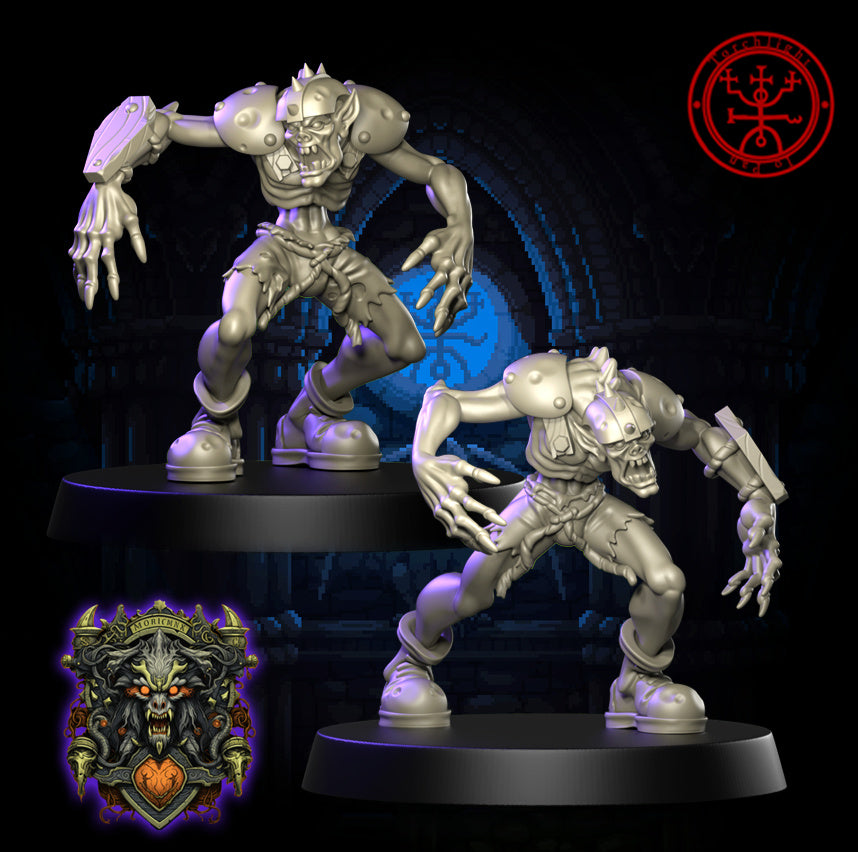 The Twilight Thrillers - Undead Fantasy Football Team - 18 Players - Torchlight Miniatures