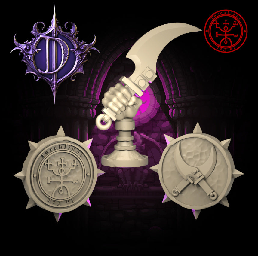 The Dark Daggers - Dark Elf Fantasy Football Team - 15 Players - Torchlight Miniatures