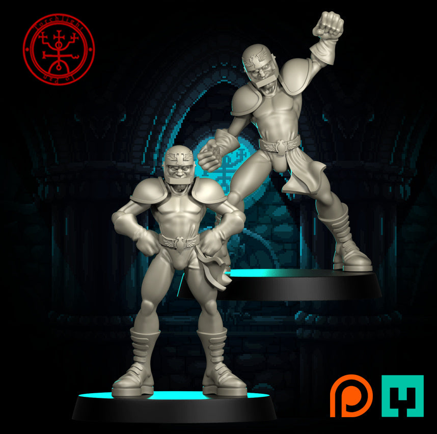 The Regular Plain Regulars – Menschen-Fantasy-Football-Team – 19 Spieler – Torchlight Miniatures