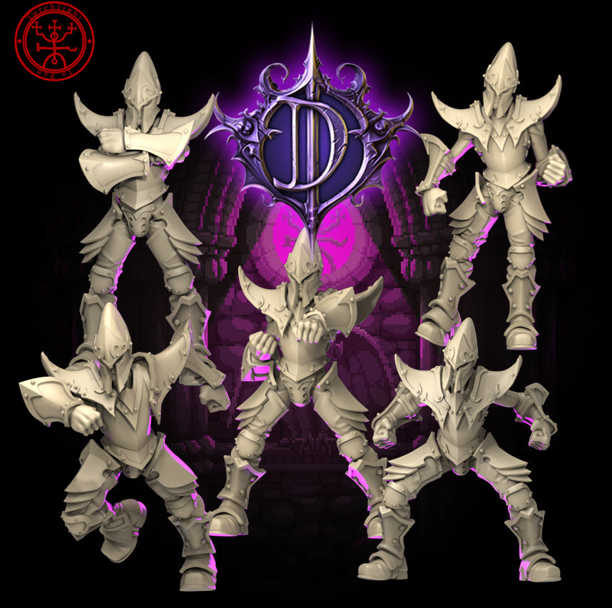 The Dark Daggers - Dark Elf Fantasy Football Team - 15 Players - Torchlight Miniatures