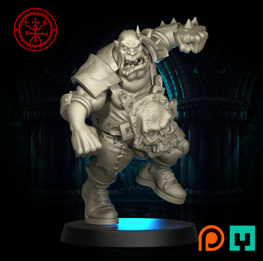 The Regular Plain Regulars – Menschen-Fantasy-Football-Team – 19 Spieler – Torchlight Miniatures