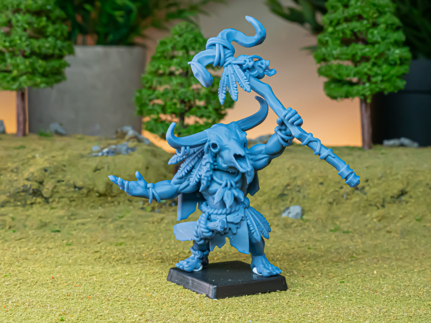 Höhlenork-Schamane (x1) - Ork- und Goblinstämme | Highlands Miniatures