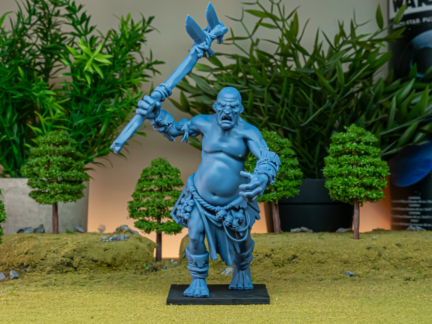 Orco gigante de las cavernas (x1) - Tribus de orcos y goblins | Highlands Miniatures