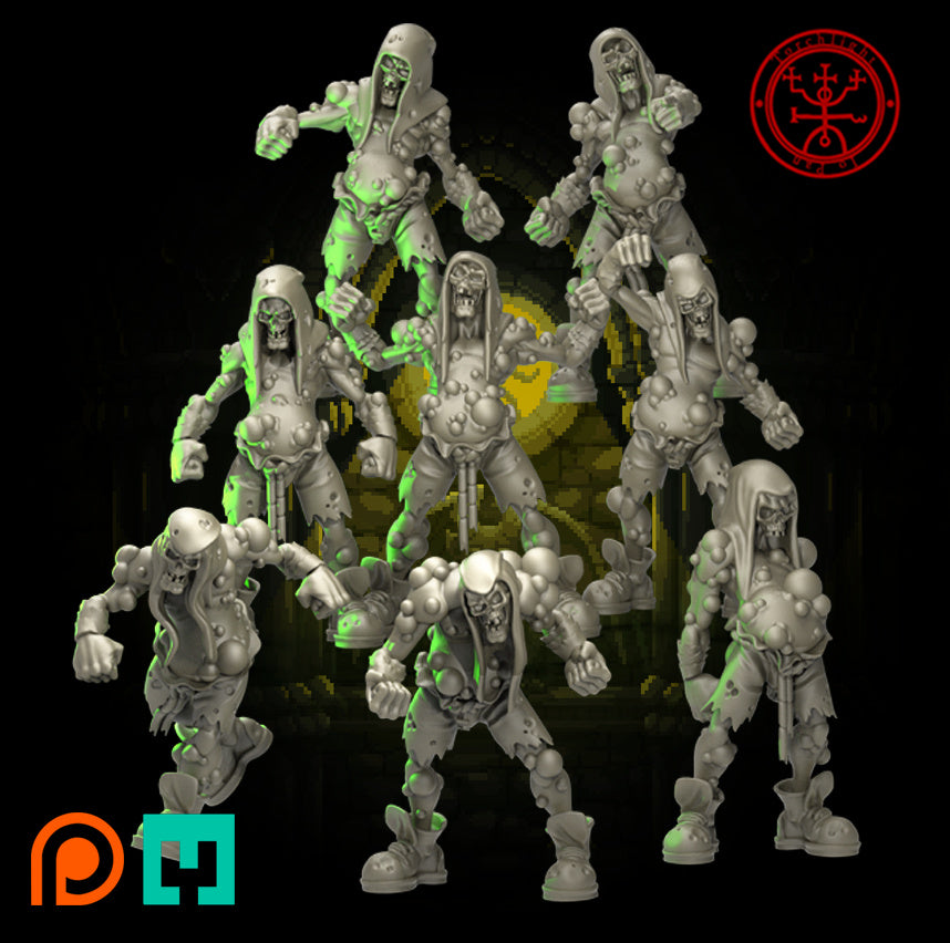 The Juggernaughts of Filth – Chaotic Decay Fantasy Football Team – 17 Spieler – Torchlight Miniatures
