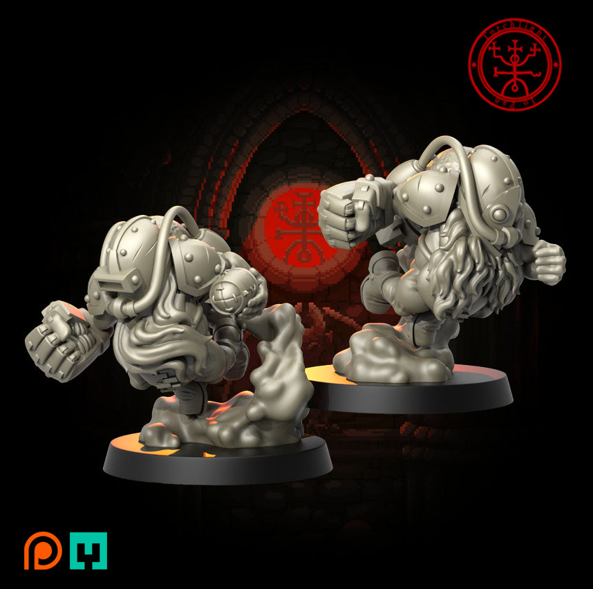 The Sewer Guards – Zwergen-Fantasy-Football-Team – 16 Spieler – Torchlight Miniatures