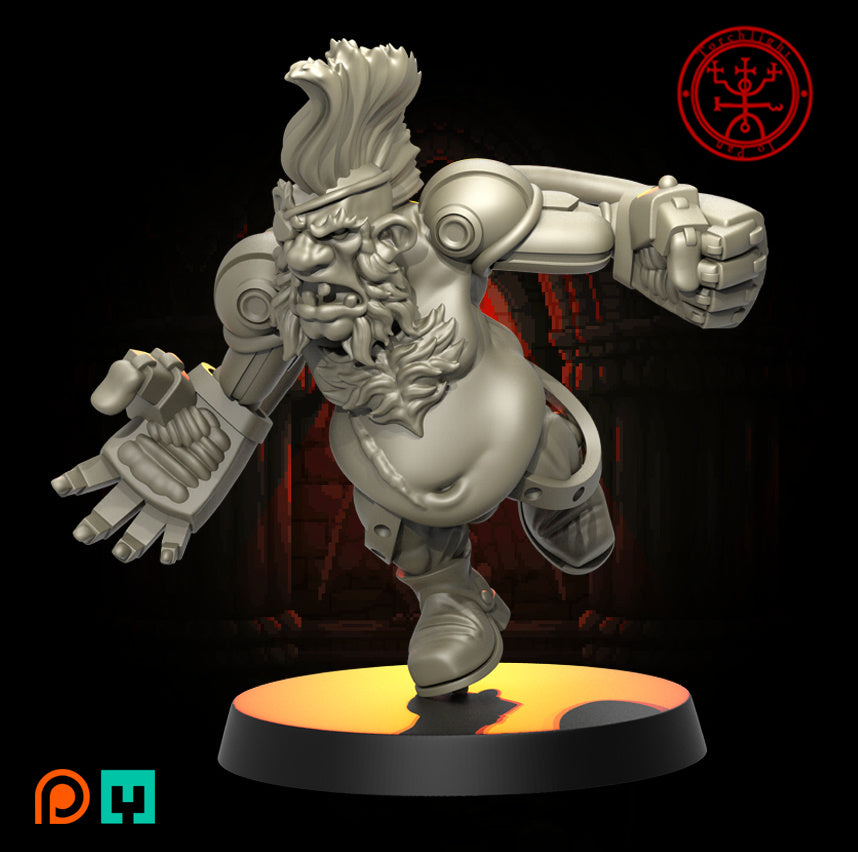 The Sewer Guards – Zwergen-Fantasy-Football-Team – 16 Spieler – Torchlight Miniatures